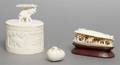 A Group of Three Ivory Items