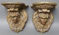 A Pair of Giltwood Wall Brackets