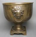 A Russian Brass Jardiniere
