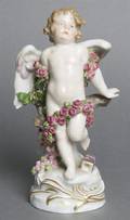 A Meissen Porcelain Figure of a Cherub