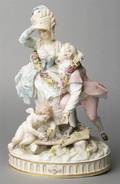 A Meissen Porcelain Figural Group