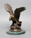 A Bronze Figure of an Eagle Jules Moignez