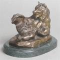 A Bronze Figure of a Bear after AntoineLouis Bayre French 17961875