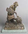 A German Bronze Figural Group Maurice Gottlob