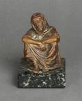 A Bronze Figure of a Seated Arab probably Austrian