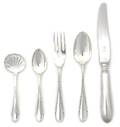 An Italian Sterling Silver Flatware Service for Twelve Buccellati