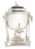 An English Silverplate Kettle on Stand