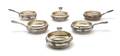 A Set of Six American Sterling Silver Porringers Gorham