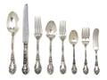 An American Sterling Silver Flatware Service for Twelve Durgin