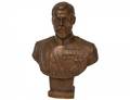PATINATED BRONZE BUST OF NICHOLAS II