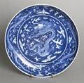 A Chinese Blue and White Plate