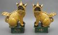 A Pair of Ceramic Fu Dogs