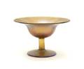 A Tiffany Favrile Glass Compote
