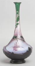 A Daum Martele Cameo Glass Vase