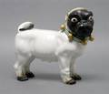 A German Porcelain Figure of a Dog
