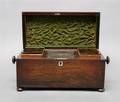 An English Rosewood Tea Caddy