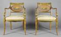 A Pair of Edwardian Style Armchairs
