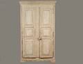 GEORGIAN STYLE PAINTED ARMOIRE
