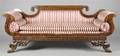 An American Classical Mahogany Settee