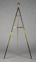 A Brass AFrame Easel Marshall Field and Co