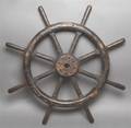 A Vintage Eight Spoke Ships Wheel