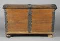 A Continental Domed Trunk with Iron Banding
