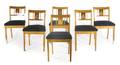 A Group of Six Austrian Biedermeier Style Inlaid Side Chairs