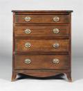 A George II Walnut Chest of Drawers