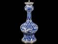DELFT BLUE AND WHITE PORCELAIN VASE