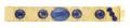 An 18 Karat Yellow Gold and Lapis Lazuli Bracelet