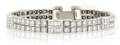 A Platinum and Diamond Bracelet Ci Tivol  Sons