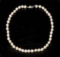 A Single Strand Cultured Baroque Pearl Necklace