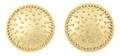 A Pair of 22 Karat Yellow Gold Earrings