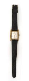 A 10 Karat Gold Filled Wristwatch Bulova