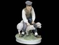 ROYAL COPENHAGEN PORC GROUP MAN WITH SHEEP