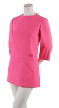 A Geoffrey Beene Hot Pink Crepe Tunic