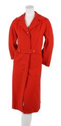 A Forstmann Red Wool Coat