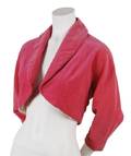 A Schiaparelli Shocking Pink Velvet Bolero