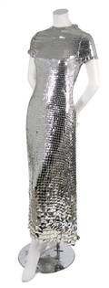 A Donald Brooks Silver Dress