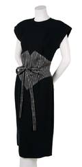 A Geoffrey Beene Black Silk Dress