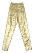 A Pair of Larry LeGaspi Gold Lame Pants