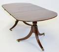 Oval Mahogany Banquet Dining Table