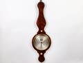 ANTIQUE MAHOGANY BANJO BAROMETER