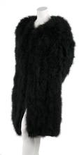 A Sonia Rykiel Ostrich Evening Coat