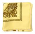 An Hermes Yellow Silk Scarf