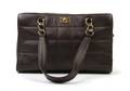 A Chanel Brown Leather Handbag