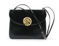 A Judith Leiber Black Leather Evening Bag