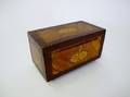 19th C Inlaid Tea Caddy