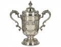 IMPRESSIVE STERLING SILVER CUP AND COVER
