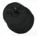 A Christian Dior Black Tulle Hat